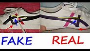 Onitsuka Tiger Asics real vs fake review, How to spot counterfeit Onitsuka tiger trainers.