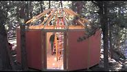 Freedom Yurt Cabins Assembly Overview - How to Build a Wood Yurt Cabin Kit in 3-5 Days