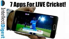 Top 7 Apps To Watch Live T20 World Cup 2016 & Scores On Smartphones & Tablets: T20 World Cup