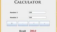 Calculator Program in Java Eclipse - Tutusfunny