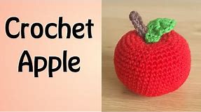 Crochet Apple | How To Crochet a Apple | Cute Amigurumi Apple