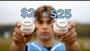 $2 VS $25 Baseball (Is It Worth It?)
