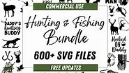 600  Hunting & Fishing SVG Files