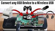 DIY wireless USB hub - Make Any USB Device Wireless [Hindi]