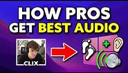 How PROS Get BETTER Audio In Fortnite! (Sound Tweaks)