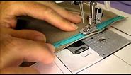 How to sew an invisible zipper