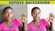 How To Get A Transparent Background In Canva For FREE | Remove Background From Image Free