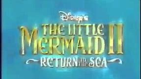 The Little Mermaid 2 Return to the Sea VHS and DVD trailer