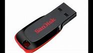 SanDisk Cruzer Blade 8GB USB 2.0 Pen Drive (Black/Red)