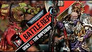 **3,000 POINTS!** Giant Ork Waaaagh! vs Custodes & Astra Militarum | Warhammer 40k Battle Report
