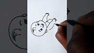 funny baby drawing|drawing for kids