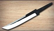 Tanto Bowie Blade 1095 High Carbon Steel Blank Blade Hunting Knife Handmade,Knife Making Supply