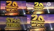 20th Century Fox Logos (20th Century Fox,Star Studios,TCS,TCFHE)