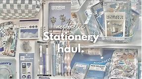 aesthetic stationery haul aliexpress (lots of blue) ☁️💙 ft. jianwu store