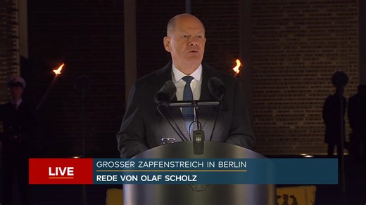 25K views · 403 reactions | OLAF SCHOLZ: Großer Zapfenstreich in Berlin! Überraschung! Wohlwollende Worte an Friedrich Merz | WELT Nachrichtensender | Facebook