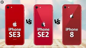 iPhone SE 3 2022 VS iPhone SE 2 2020 VS iPhone 8