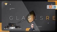 Sun Glass Promotion Landing Page | Dark Mode | CSS Only