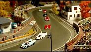 1:87 scale racing diorama in 2' x 3' - (video)