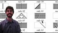 7.2: Wolfram Elementary Cellular Automata - The Nature of Code
