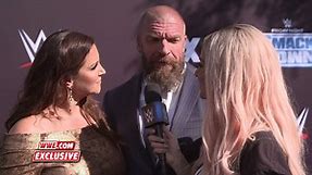 WWE SmackDown Exclusive: Stephanie McMahon and Triple H from the "blue carpet"