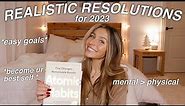 20+ REALISTIC New Year’s Resolutions *easy & instant self-improvement*