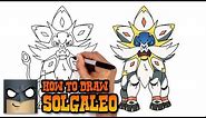 How to Draw Pokemon | Solgaleo | Step by Step