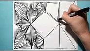 Most Satisfying & Amazing Drawing Pattern / Daily Art Therapy / Day #035