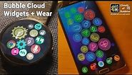 [v8.03] Bubble Cloud Watch Face Launcher for Wear OS and Android Wear 1.x watches