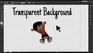 Adobe Illustrator CC - How to Make the Image Background Transparent