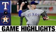 Kyle Gibson pitches complete game in Rangers' 1-0 win | Rangers-Astros Game Highlights 9/16/20