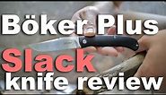 Boker Plus Slack Pocket Knife Review. A classy modern slip joint.
