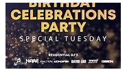 It's Tuesday birthday night and you know where to be 🥂 Get your birthday champagne for free 💥 | Club Platinum