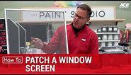 How To Patch A Window Or Door Screen