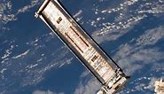 Roll-Out Solar Array Makes Space Station Debut