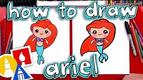 How To Draw Ariel The Little Mermaid