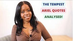 Ariel Character Quotes & Word-Level Analysis | "The Tempest" GCSE English Literature Revision!