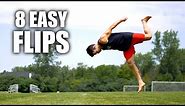 8 Flips Anyone Can Learn At Home - By Turning A CartWheel into The Flip