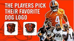 The players pick their favorite dog logo! | Cleveland Browns