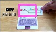 DIY Miniature laptop / How to make paper laptop / Origami laptop / Paper Crafts /Origami Paper Craft