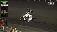 Kyle Larson Massive Flip At Huset's Speedway