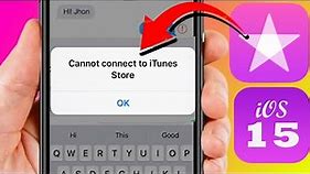 How to Fix Cannot Connect to iTunes Store on iPhone iOS 15 | iTunes Store is Not Working iOS 15 | ✅