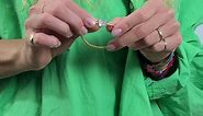 14Kt Gold Filled Beaded Butterfly Bracelet