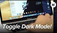 Toggle Mojave Dark Mode On & Off with Keyboard or Touch Bar!