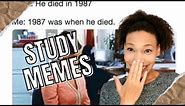 Tutor Reacts to Funny Study Memes