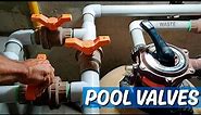 How to set the Pool Valves and the Filter | Pool