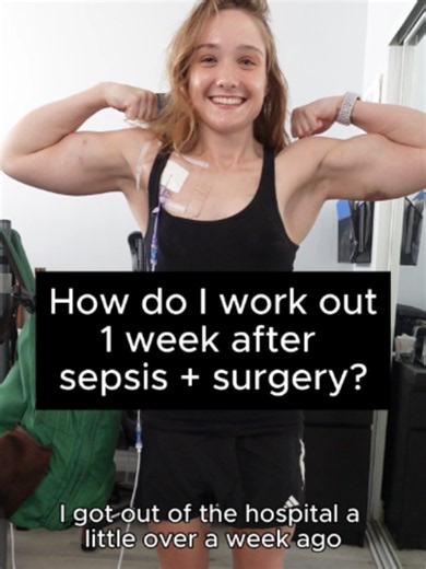 Lightly used medical supplies after sepsis recovery