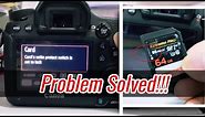 How to fix Memory Card Protect Switch is set to lock | Card's write protect switch is set to lock