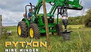 Roll Up Fence Wire the Easy Way | Python Wire Winder Testimonial