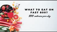 What to eat on Fast 800 | What I eat in a day, 800 calories a day | Intermittent fasting
