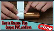 How to Measure Pipe Diameter Size Free Tool Download!